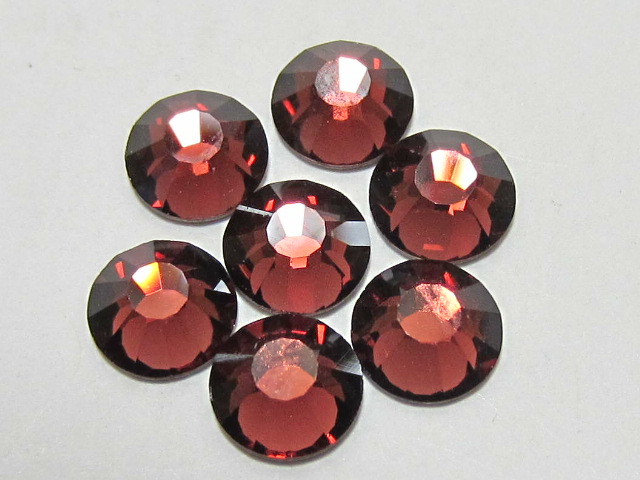 1 Gross 16ss BURGUNDY FLATBACK BRILLIANCE Rhinestones